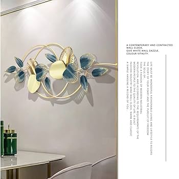 Amazon.co.jp: ウォールデコ 置物 3Dメタルウォールアート、金属